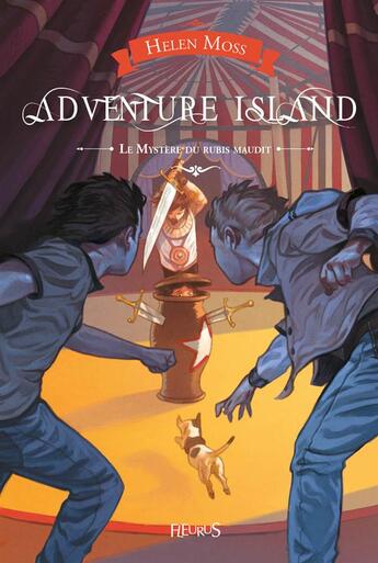 Couverture du livre « Adventure island ; le mystère du rubis maudit » de Yann Tisseron et Helen Moss aux éditions Fleurus