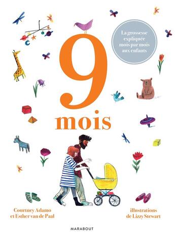 Couverture du livre « 9 mois de grossesse » de Esther Van De Paal et Adamo aux éditions Marabout