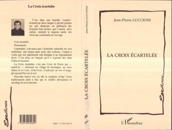 Couverture du livre « La croix écartelée » de Jean-Pierre Luccioni aux éditions L'harmattan