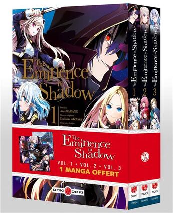 Couverture du livre « The eminence in shadow : Tome 1 et Tome 3 » de Tozai et Daisuke Aizawa et Anri Sakano aux éditions Bamboo