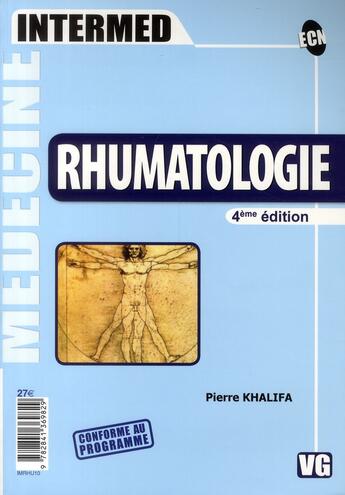 Couverture du livre « Rhumathologie (4e édition) » de Pierre Khalifa aux éditions Vernazobres Grego