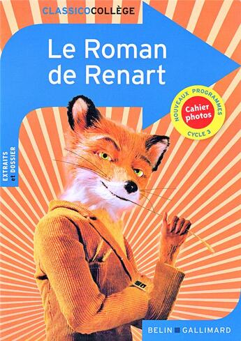 Couverture du livre « Le roman de renart » de Pauline Durand-Aliker aux éditions Belin Education