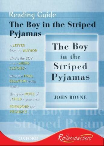 Couverture du livre « The boy in the striped pyjamas ; reading guide » de John Boyne aux éditions Oxford Up Elt