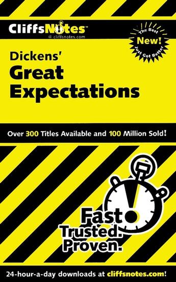 Couverture du livre « CliffsNotes on Dickens' Great Expectations » de Bailey Debra A aux éditions Houghton Mifflin Harcourt