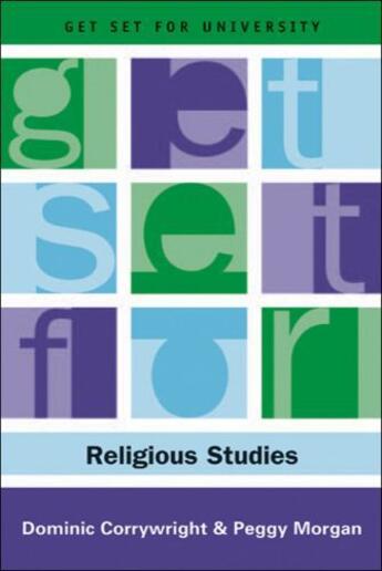 Couverture du livre « Get Set for Religious Studies » de Morgan Peggy aux éditions Edinburgh University Press