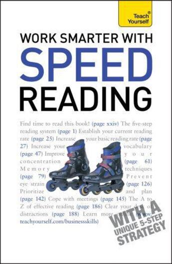 Couverture du livre « Work Smarter With Speed Reading: Teach Yourself » de Konstant Tina aux éditions Hodder Education Digital