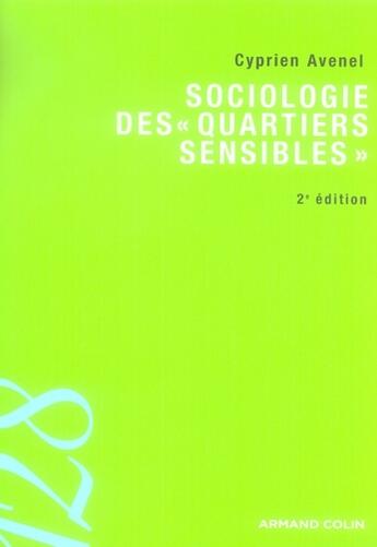 Couverture du livre « Sociologie des 