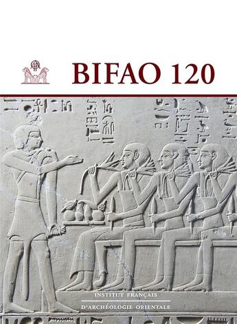 Couverture du livre « BIFAO t.120 » de  aux éditions Ifao