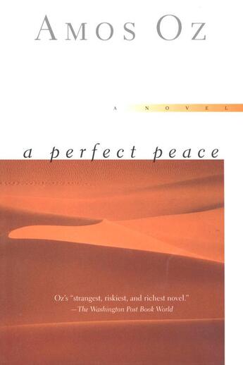 Couverture du livre « A Perfect Peace » de Amos Oz aux éditions Houghton Mifflin Harcourt
