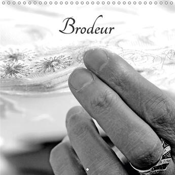 Couverture du livre « Atelier de broderie calendrier » de Thebault Patric aux éditions Calvendo