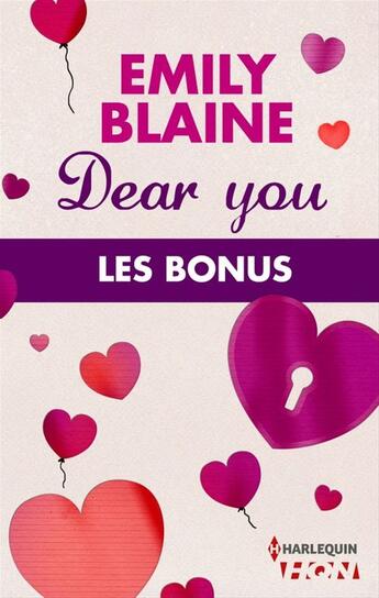 Couverture du livre « Dear You : les bonus » de Emily Blaine aux éditions Hqn