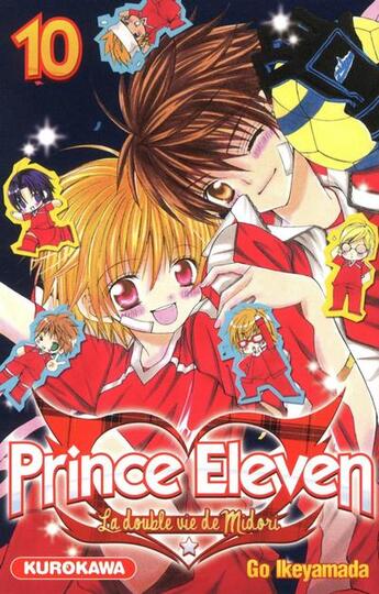 Couverture du livre « Prince eleven Tome 10 ; la double vie de Midori » de Go Ikeyamada aux éditions Kurokawa