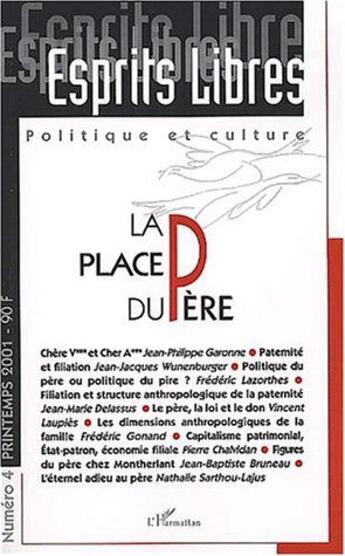 Couverture du livre « La place du père (édition 2001) » de  aux éditions L'harmattan