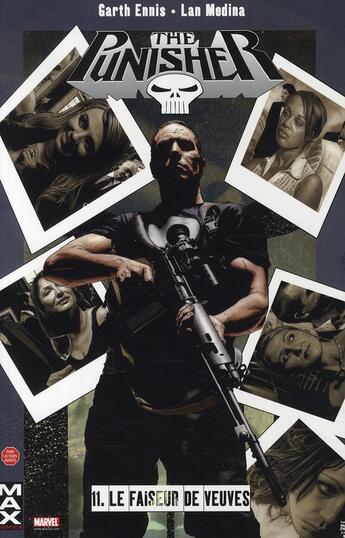 Couverture du livre « Punisher t.11 : le faiseur de veuves » de Garth Ennis et Lan Medina aux éditions Panini