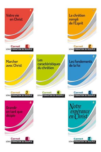 Couverture du livre « Serie formation du disciple carnets 1 a 7 » de  aux éditions Farel