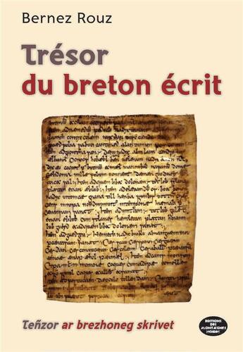 Couverture du livre « Trésor du breton écrit » de Bernez Rouz aux éditions Montagnes Noires