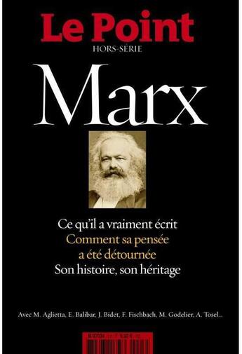 Couverture du livre « Le point les maitres penseurs n 3 - marx » de  aux éditions Le Point