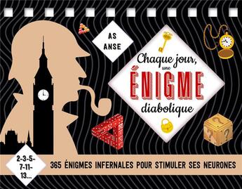 Couverture du livre « Chaque jour, une énigme diabolique » de  aux éditions Larousse