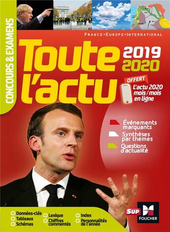 Couverture du livre « Toute l'actu 2019/2020 ; concours & examens » de Pierre Savary et Anne Ducastel et Michel Derczansky aux éditions Foucher