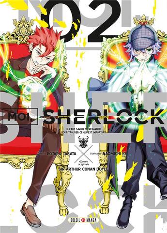 Couverture du livre « Moi, Sherlock Tome 2 » de Naomichi Io et Kotaro Takata aux éditions Soleil