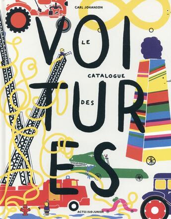 Couverture du livre « Le catalogue des voitures » de Johanson Carl aux éditions Actes Sud