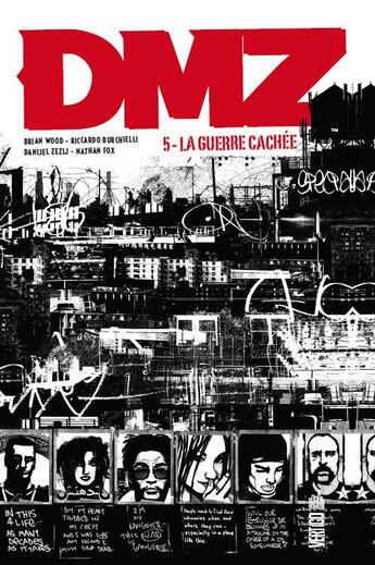 Couverture du livre « DMZ t.5 : la guerre cachée » de Riccardo Burchelli et Brian Wood aux éditions Urban Comics