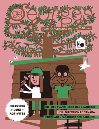 Couverture du livre « Magazine Georges n°75 - Cabanes (avril/mai 25) » de Novion/& Roux/Roche aux éditions Maison Georges