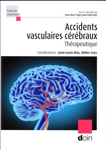 Couverture du livre « Accidents vasculaires cérébraux » de  aux éditions Doin
