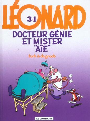 Couverture du livre « Léonard Tome 34 : docteur génie et mister 