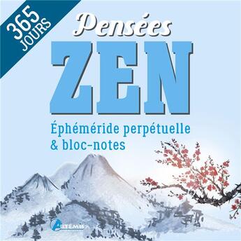 Couverture du livre « Pensees zen - ephemeride » de  aux éditions Artemis