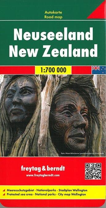 Couverture du livre « New zealand » de  aux éditions Freytag Und Berndt