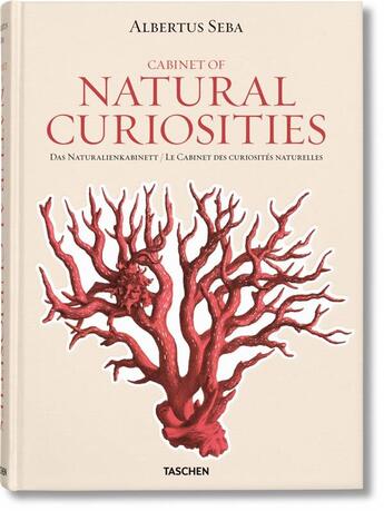 Couverture du livre « Cabinet of natural curiosities » de Albertus Seba aux éditions Taschen