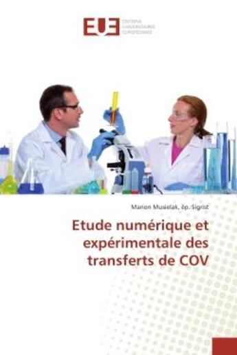 Couverture du livre « Etude numerique et experimentale des transferts de cov » de Marion Musielak aux éditions Editions Universitaires Europeennes