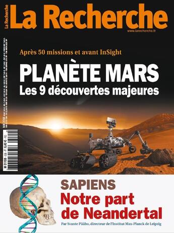 Couverture du livre « La recherche n 535 mai 2018 » de  aux éditions La Recherche