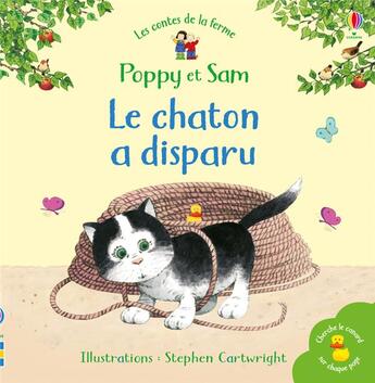 Couverture du livre « Poppy et Sam : le chaton a disparu » de Heather Amery et Stephen Cartwright aux éditions Usborne