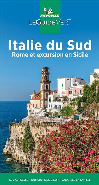 Couverture du livre « Le guide vert : Italie du Sud (édition 2021) » de Collectif Michelin aux éditions Michelin