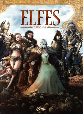 Couverture du livre « Elfes ; coffret vol.4 ; t.16 à t.20 » de  aux éditions Soleil