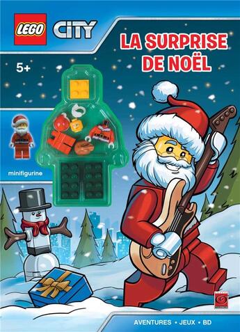 Couverture du livre « Lego city la surprise de noel » de  aux éditions Carabas