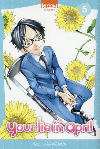 Couverture du livre « Your lie in april Tome 5 » de Naoshi Arakawa aux éditions Ki-oon