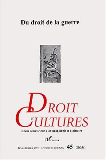 Couverture du livre « Du droit de la guerre » de  aux éditions L'harmattan