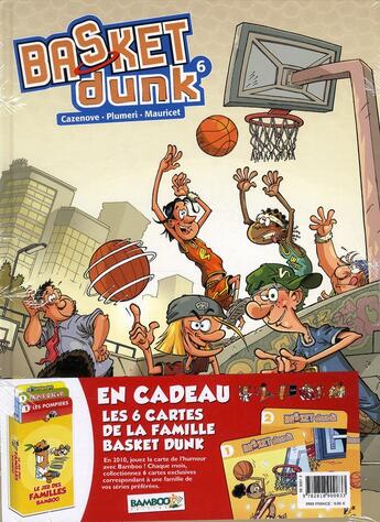 Couverture du livre « Basket dunk T.6 » de Christophe Cazenove et Arnaud Plumeri et Mauricet aux éditions Bamboo