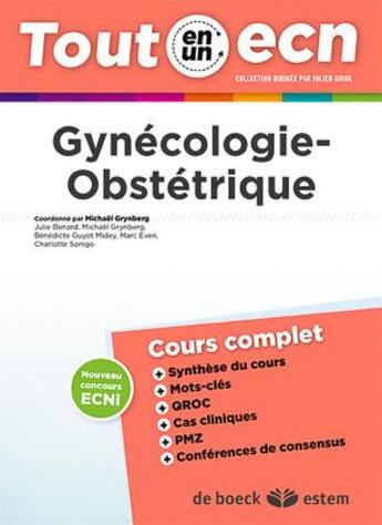 Couverture du livre « Gynécologie-obstétrique » de  aux éditions Estem