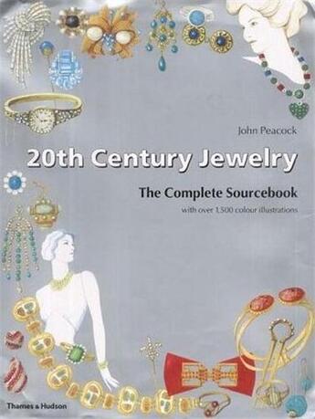 Couverture du livre « 20th century jewelry complete sourcebook » de John Peacock aux éditions Thames & Hudson
