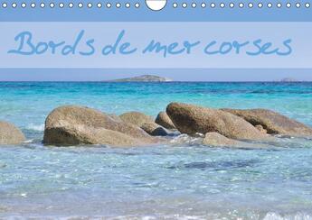 Couverture du livre « Bords de mer corses calendrier mural 2018 din a4 horizontal - calendrier mensuel avec des ph » de Capellaro N aux éditions Calvendo