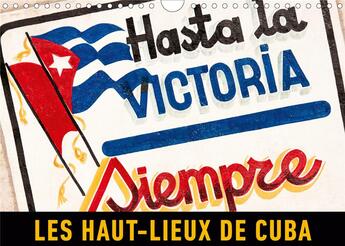 Couverture du livre « Les haut lieux de cuba calendrier mural 2020 din a4 horizontal - un voyage en images a travers » de Ristl Martin aux éditions Calvendo