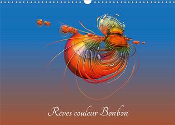 Couverture du livre « Rêves couleur Bonbon (Calendrier mural 2020 DIN A3 horizontal) ; Association d'une image, d'un fruit et de souvenirs. (Calendrier mensuel, 14 Pages ) » de K.A. Redinard aux éditions Calvendo