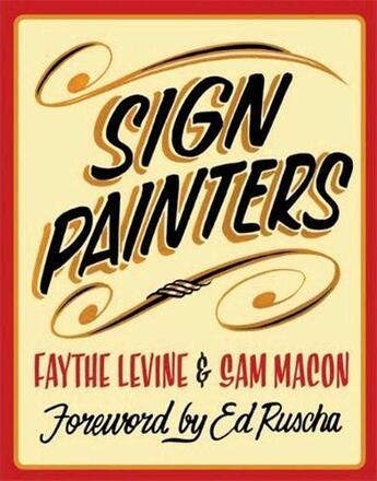 Couverture du livre « Sign painters » de Levine Faythe aux éditions Princeton Architectural