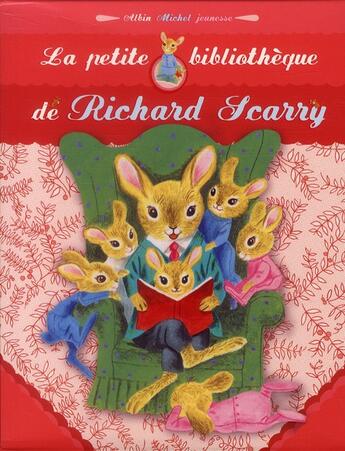 Couverture du livre « La petite bibliothèque de Richard Scarry 2011; coffret » de Richard Scarry aux éditions Albin Michel Jeunesse