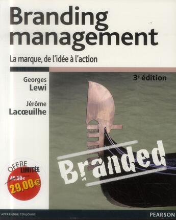 Couverture du livre « Branding management 3e ed nouveau prix » de Lewi/Lacoeuilhe aux éditions Pearson