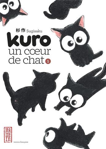 Couverture du livre « Kuro un coeur de chat Tome 1 » de Sugisaku aux éditions Kana